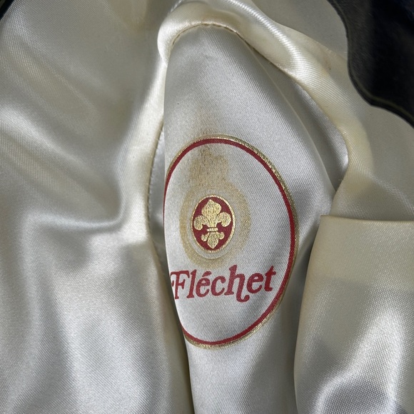 Flechet mens fedora fur felt grosgrain band OS gray vintage - Picture 12 of 16